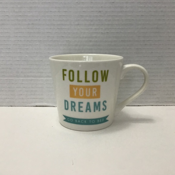 Casa Signature “Follow Your Dreams Go Back To Bed” Ceramic Mug - Picture 7 of 7